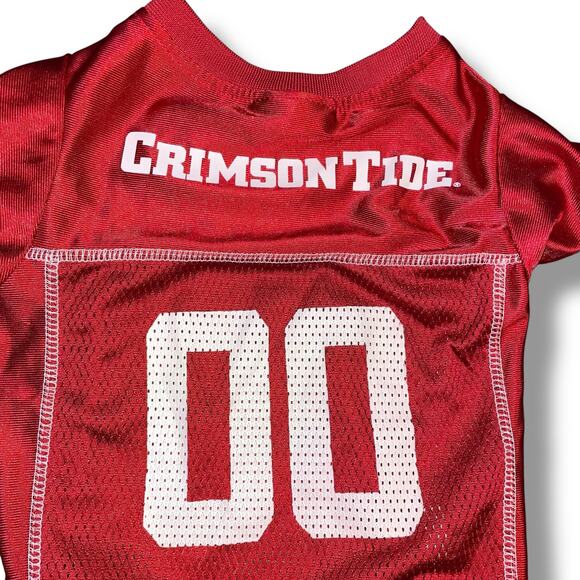Pets First Alabama Crimson Tide Sz Large Dog Jersey Roll Mesh NCAA SEC Football - Picture 6 of 11